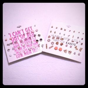 40 small pair of earrings 💗❤️ Brand new